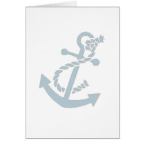 Nautical Anchor Greeting Card