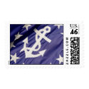 Nautical Anchor Flag postage