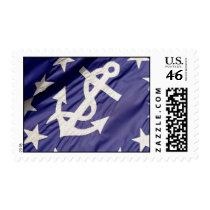 Nautical Anchor Flag postage
