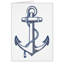 Nautical Anchor Greeting Card