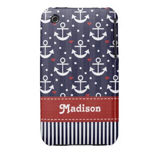 Nautical Anchor iPhone 3g 3gs Case Mate Cover iPhone 3 Cover