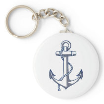 Nautical Anchor Key Chain