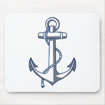 Nautical Anchor Mouse Pad