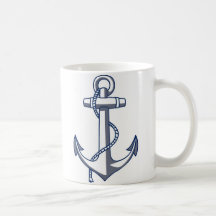 Nautical Anchor Mugs