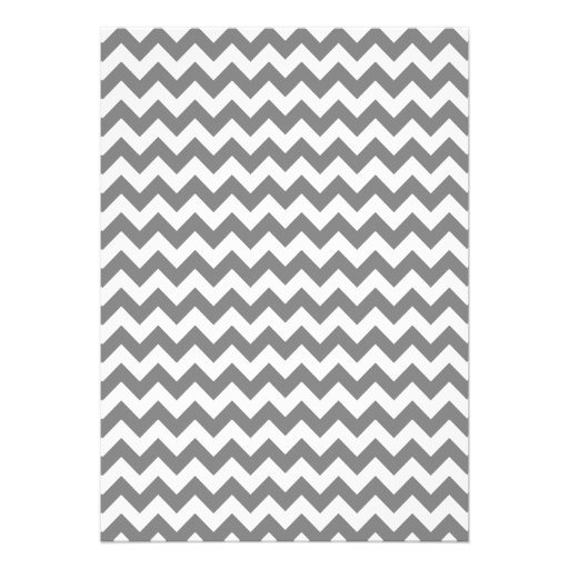 Nautical Anchor on Dark Gray Chevron Cards