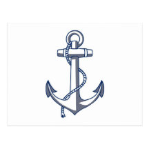 Nautical Anchor Postcard