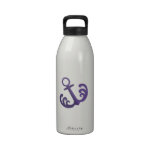 Nautical Anchor Reusable Water Bottle