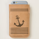 Nautical Anchor Stripe Design iPhone 6/6S Case