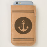 Nautical Anchor Stripe Design iPhone 6/6S Case