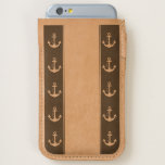 Nautical Anchor Stripe Design iPhone 6/6S Case