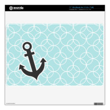 Nautical Baby Blue Circles 11" MacBook Air Skin