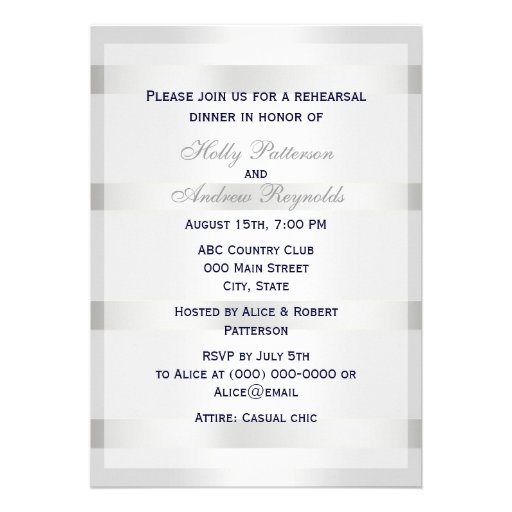 Nautical Blu Anchor Silver Wht BG V Rehearsal Din Announcement