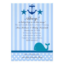 Nautical Boy invitations
