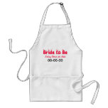 Nautical Bride-to-Be aprons