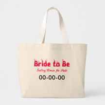 Nautical Bride-to-Be Canvas Bag