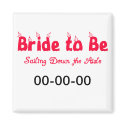 Nautical Bride-to-Be magnet