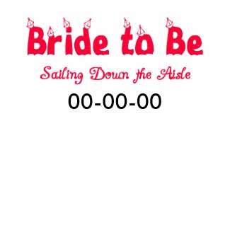 Nautical Bride-to-Be T-shirt shirt