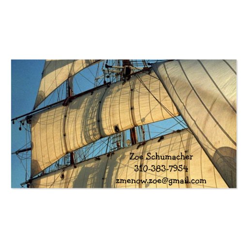 Nautical -Business Cards (front side)