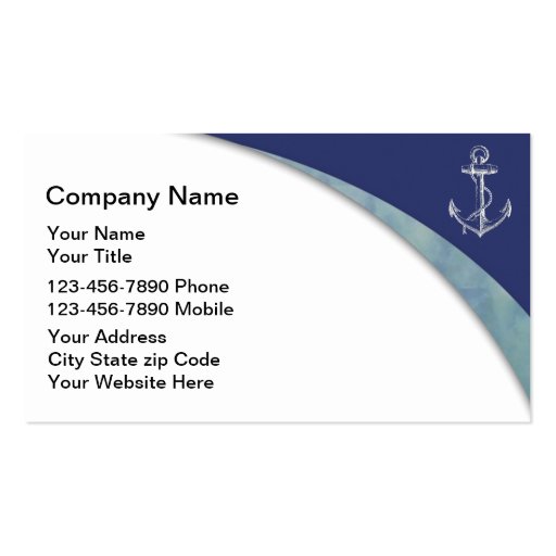 Nautical Business Cards