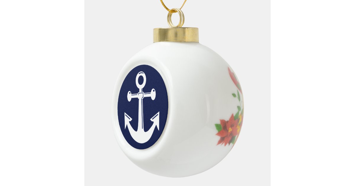 Nautical Christmas Ornaments Ball Zazzle