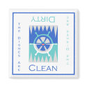 Nautical Clean or Dirty Dishwasher Magnet by randomocity Nautical Clean or Dirty Dishwasher Magnet