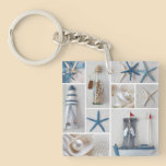 Nautical Collage key chains