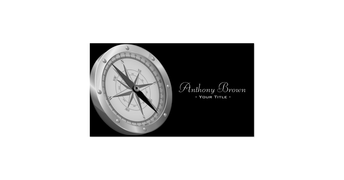 nautical compass business card zazzle compass business cards