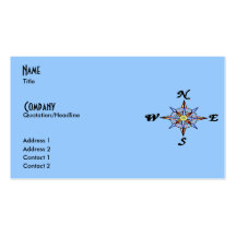 Nautical Compass Rose Profile/Business Card