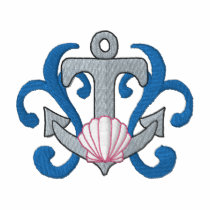 Nautical Crest embroidered shirts