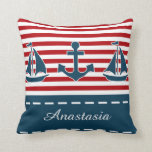 Nautical design pillow