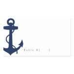 Nautical Escort Card Business Card Templates