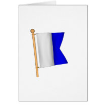 Nautical Flag 'A' Greeting Card