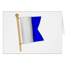 Nautical Flag 'A' Greeting Cards