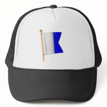 Nautical Flag 'A' Trucker Hats