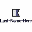 Nautical Flag "A" Shirt - Personalize Two Places embroidered shirts
