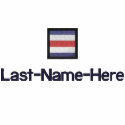 Nautical Flag "C" Shirt - Personalize Two Places embroidered shirts