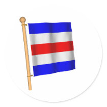 Nautical Flag 'C' Stickers