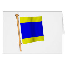 Nautical Flag 'D' Cards