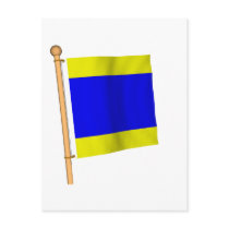 Nautical Flag 'D' Post Cards