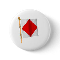 Nautical Flag 'F' Pin