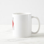 Nautical Flag 'F' Coffee Mugs