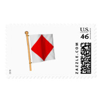 Nautical Flag 'F' Stamps