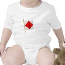 Nautical Flag 'F' Baby Bodysuit