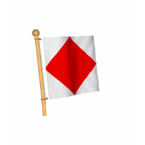 Nautical Flag 'F' T-shirts
