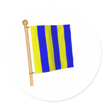 Nautical Flag 'G' stickers by CptMikey Nautical Flag 'G' stickers