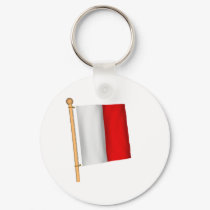 Nautical Flag 'H' keychains