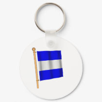 Nautical Flag 'J' keychains