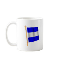 Nautical Flag 'J' Coffee Mugs