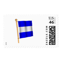 Nautical Flag 'J' Postage Stamp