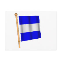 Nautical Flag 'J' postcards by CptMikey Nautical Flag 'J' postcards
